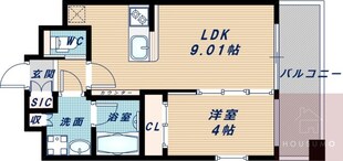 プレジオ緑地公園の物件間取画像